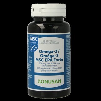 Bonusan Bonusan Omega 3 MSC EPA forte Belgie 60 Softgels