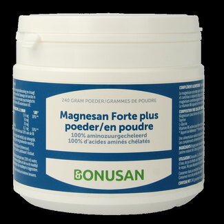 Bonusan Bonusan Magnesan forte plus poeder Belgie 240 Gram
