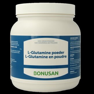 Bonusan Bonusan L-Glutamine poeder Belgie 500 Gram