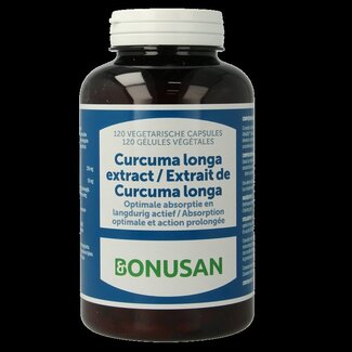 Bonusan Bonusan Curcuma longa extract Belgie 120 Capsules