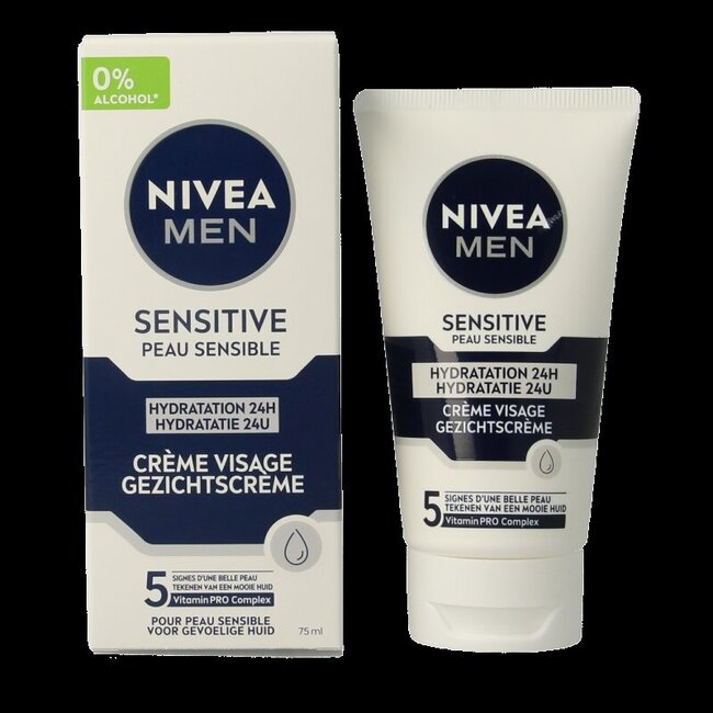 Nivea Men gezichtscreme sensitive 75 Milliliter