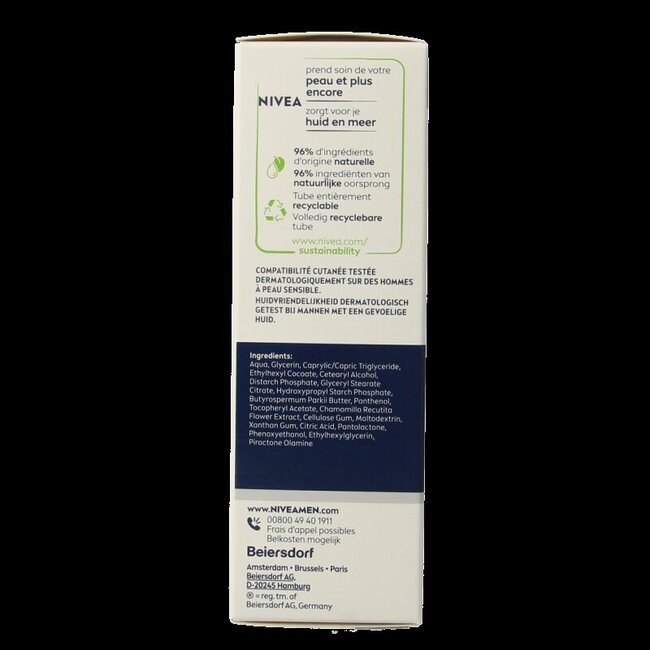 Nivea Men Crème Visage Sensitive 75 ml