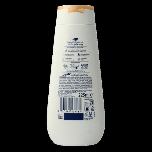 Dove Shower advanced nourish silk 225 Milliliter