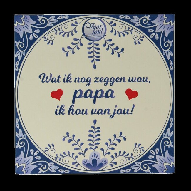 Tablet pap hou van jou 90 Gram
