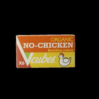 Vcubes Vcubes Bouillon sans poulet bio 72 Grammes