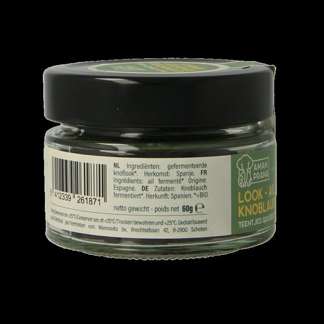 Amanprana Zwarte knoflook teentje bio 60 Gram