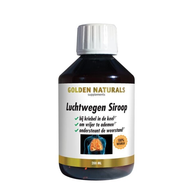 Golden Naturals Luchtwegen siroop 200 Milliliter