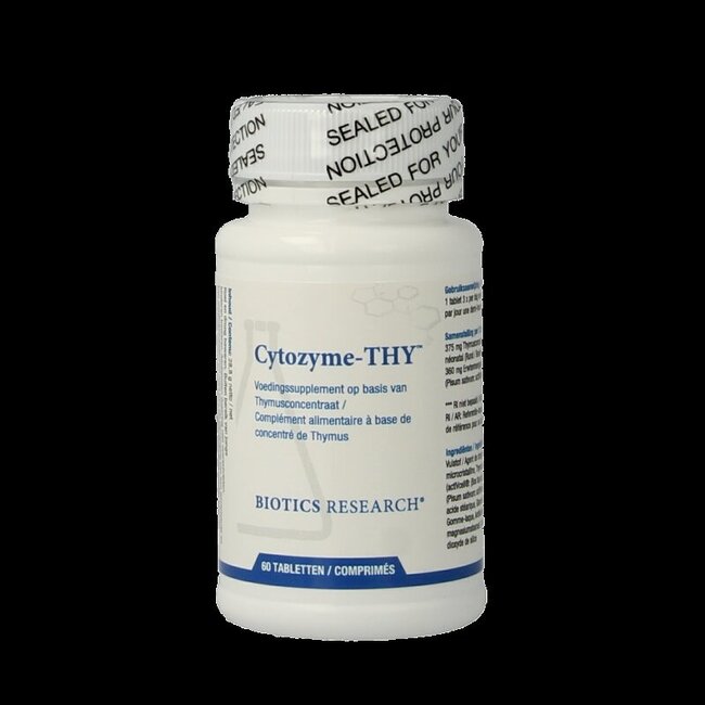Biotics Cytozyme-THY thymusconcentraat 60 Tabletten