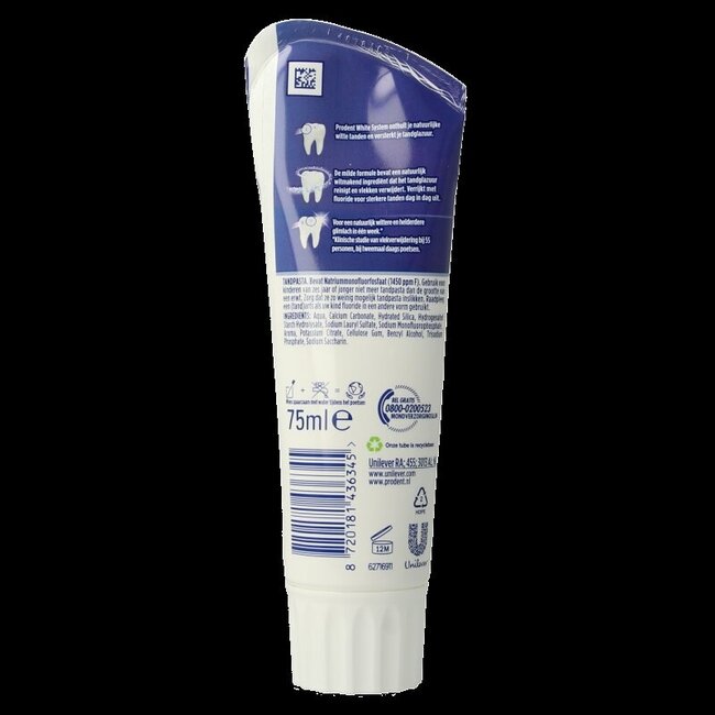 Dentifrice Prodent White System 75 ml