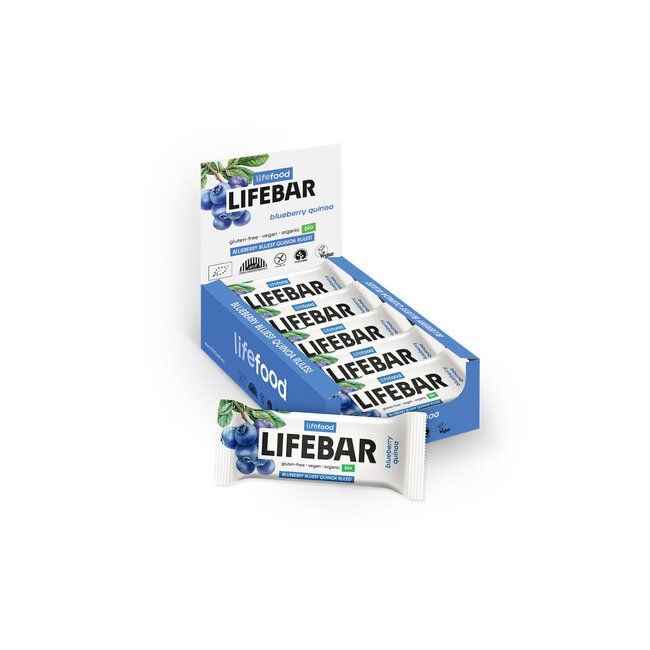 Lifefood Lifebar blueberry quinoa bio raw 40 Gram