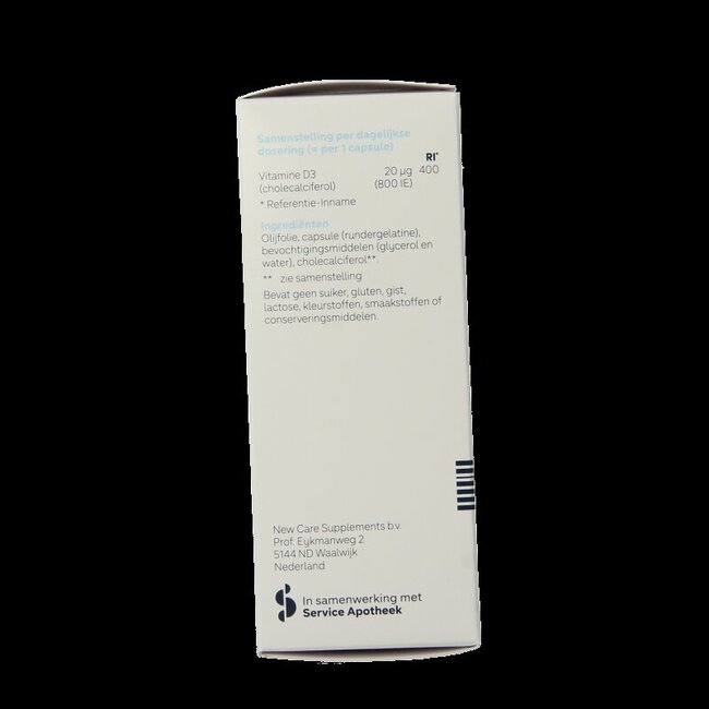 Leefit Vitamine D3 20mcg 100 Softgels