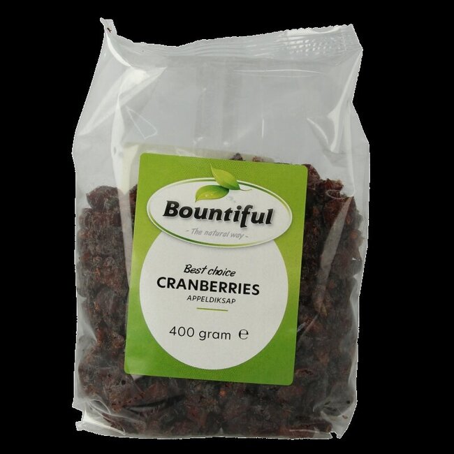 Bountiful Cranberries appeldiksap 400 Gram