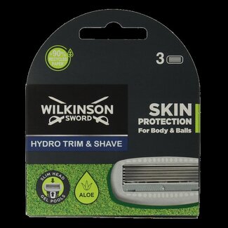 Wilkinson Lames de rechange Wilkinson Hydro Trimmer Intimate Body & Balls - 3 pièces