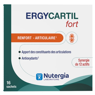 Nutergia Nutergia Ergycartil fort 16 Sachets