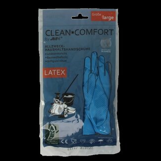 CLEAN-COMFORT CLEAN-COMFORT Gants de ménage bleus taille L 1 paire