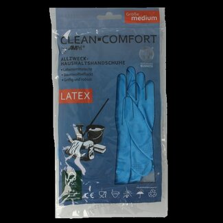 CLEAN-COMFORT CLEAN-COMFORT Gants de ménage bleus taille M 1 Paire