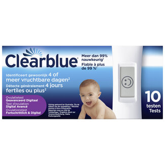 Clearblue Ovulatietest 4 dagen 10 Stuks