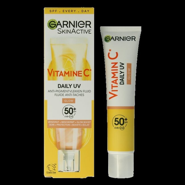 Garnier SkinActive vitamine C glowy UV fluid SPF50+ 40 Milliliter