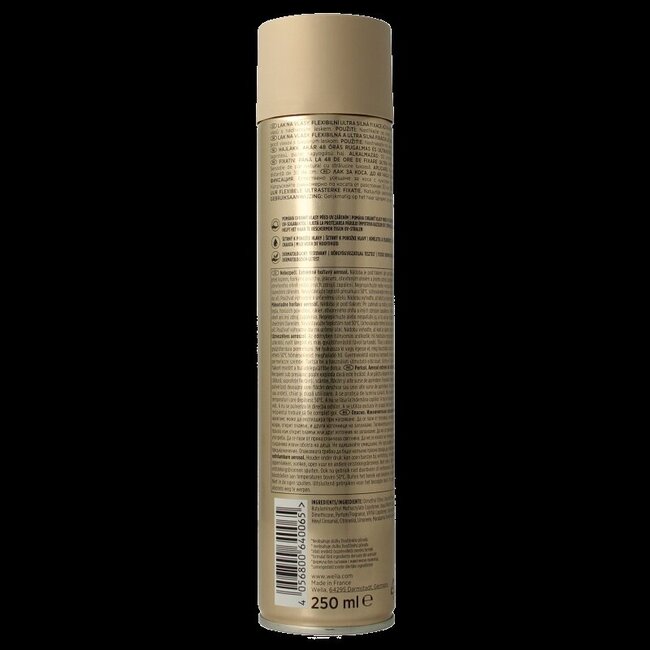 Laque Wella Shiny Hold fixation ultra forte 250 millilitres