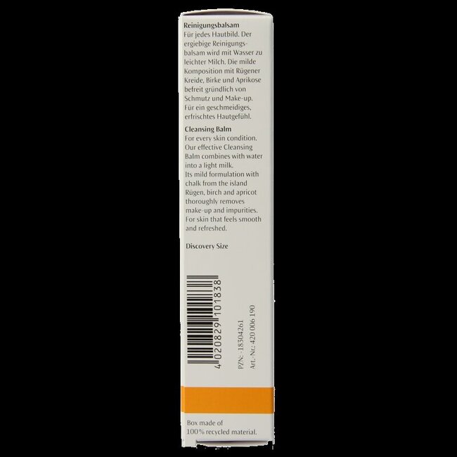 Dr. Hauschka Reinigingsbalsem travelsize 20 Milliliter