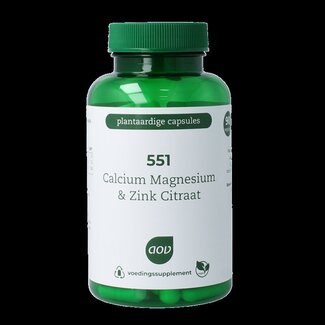 AOV AOV 551 Calcium magnésium & zinc citrate 90 gélules végétales