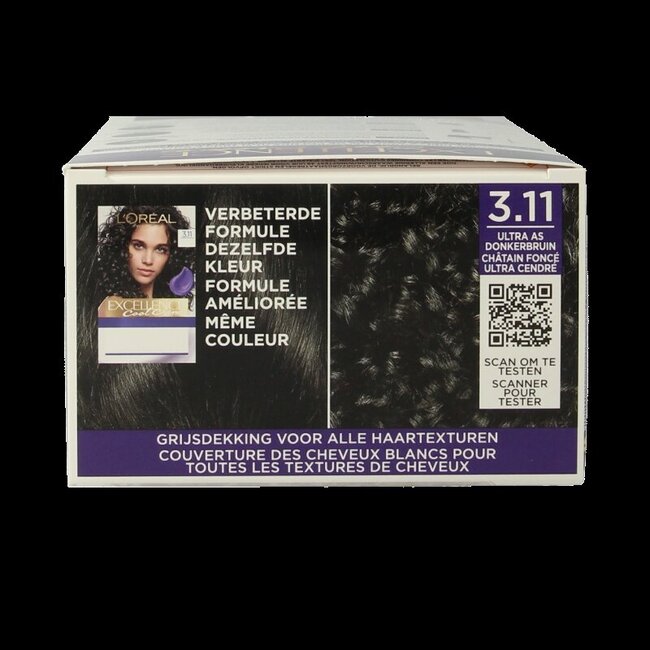 Excellence Cool creme 3.11 ultra as donkerbruin 1 Set