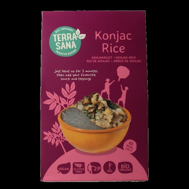 TerraSana Konjac rijst bio 250 Gram