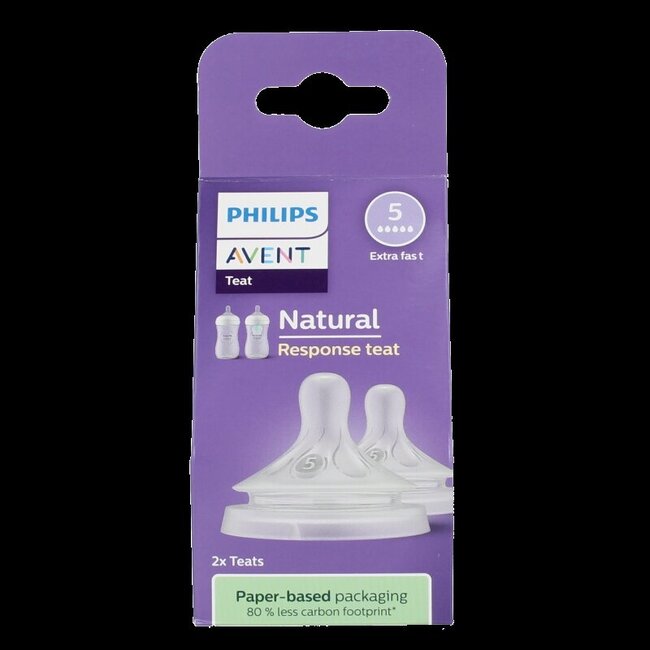 Natural flesspeen 6M+ 2 Stuks