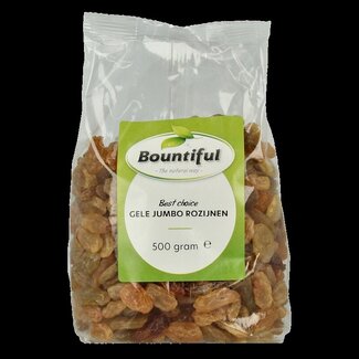 Bountiful Bountiful Gele jumbo rozijnen 500 Gram