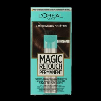 Magic Retouch Magic Retouch Permanente haarkleuring nr 4 middenbruin 1 Stuks