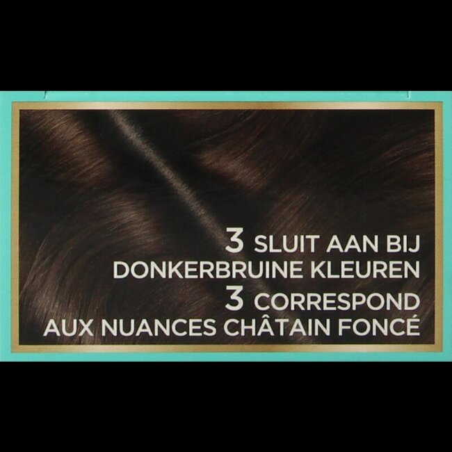 Magic Retouch Permanente haarkleuring nr 3 donkerbruin 1 Stuks