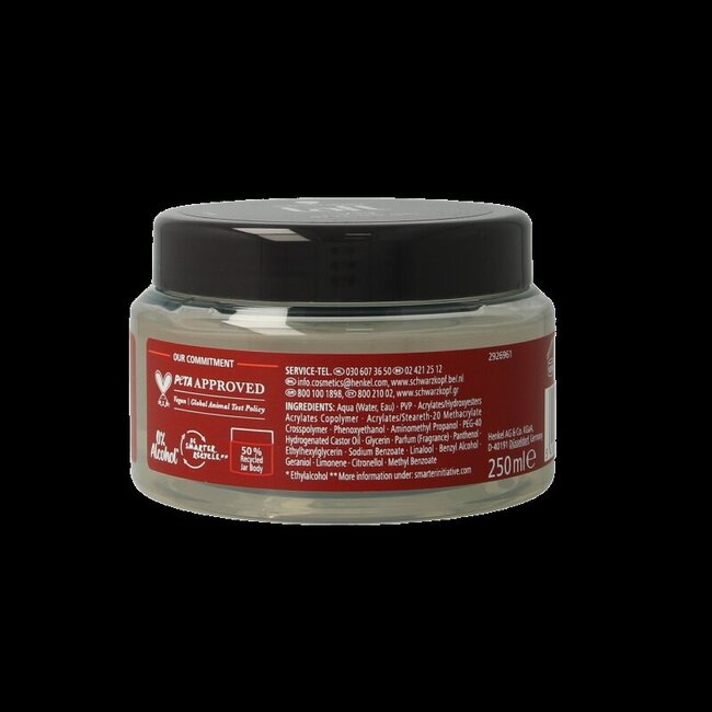 Gel coiffant Taft Maxx Power, pot de 250 ml