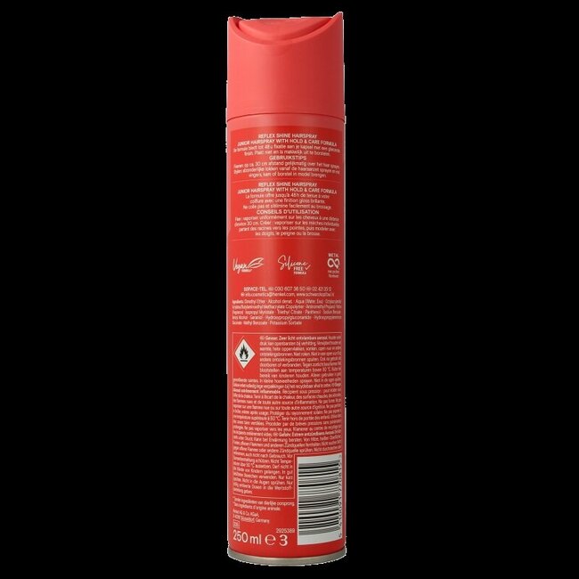 Junior Hairspray ultra reflex shine 250 Milliliter
