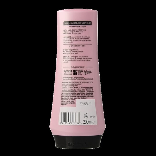 Gliss Kur Après-shampooing Liquid Silk 200 ml