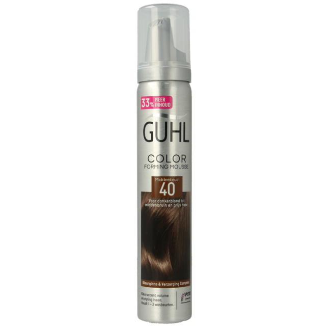 Color form mousse 40 middenbruin 100 Milliliter