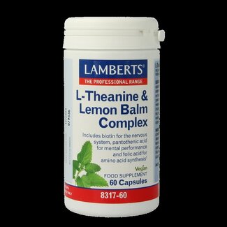 Lamberts Lamberts L-Theanine & citroenmelisse complex 60 Capsules