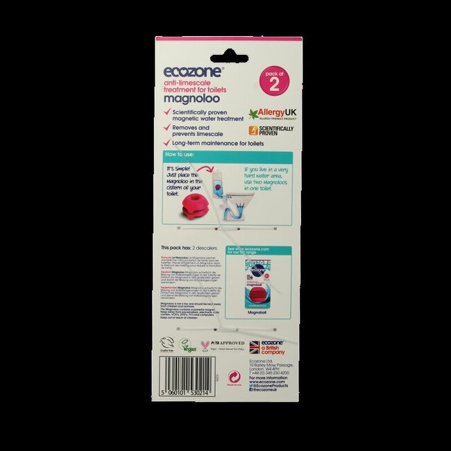 Détartrant WC Magnoloo EcoZone - Lot de 2