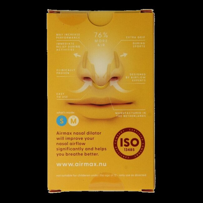 Airmax Sport combi pack 1xsmall 1xmedium 2 Stuks