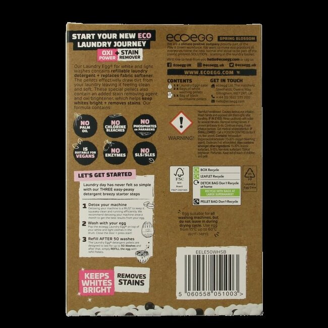 Eco Egg Laundry egg spring blossom 1 Stuks