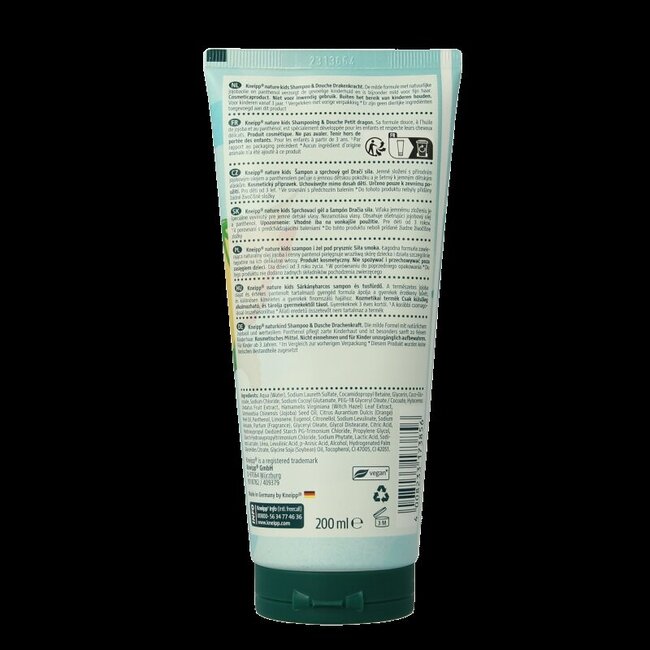 Kneipp Kids shampoo/douche drakenkracht 200 Milliliter