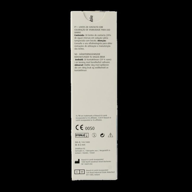 Lentilles journalières Bausch & Lomb -7.00 30 unités