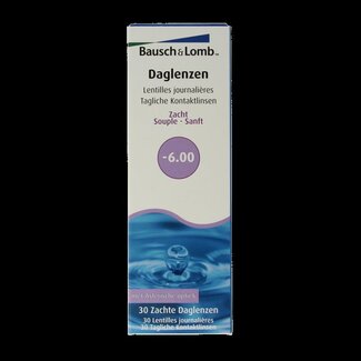 Bausch & Lomb Lentilles journalières Bausch & Lomb -6,00 30 pièces
