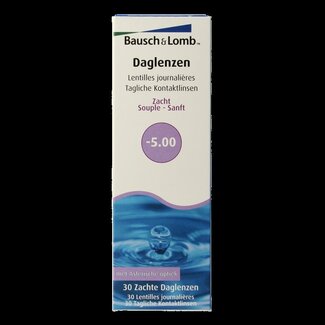 Bausch & Lomb Lentilles journalières Bausch & Lomb -5.00 30 pièces