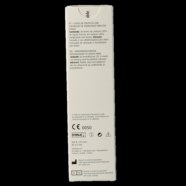 Lentilles journalières Bausch & Lomb -5.00 30 pièces