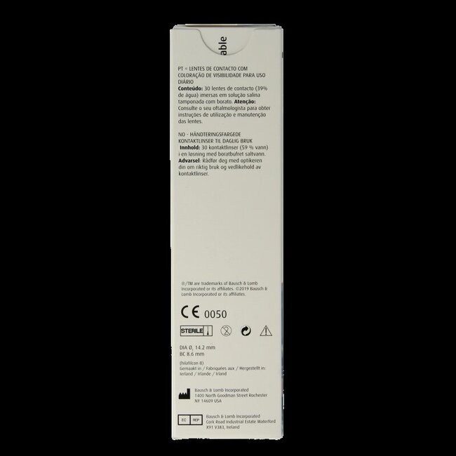 Bausch & Lomb Daglenzen -4.50 30 Stuks