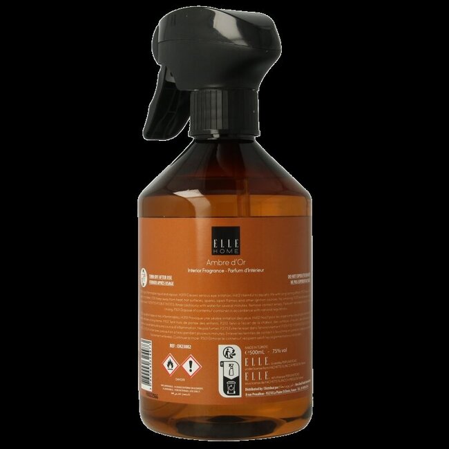 Elle Home Ambre d'or interior spray 500 Milliliter