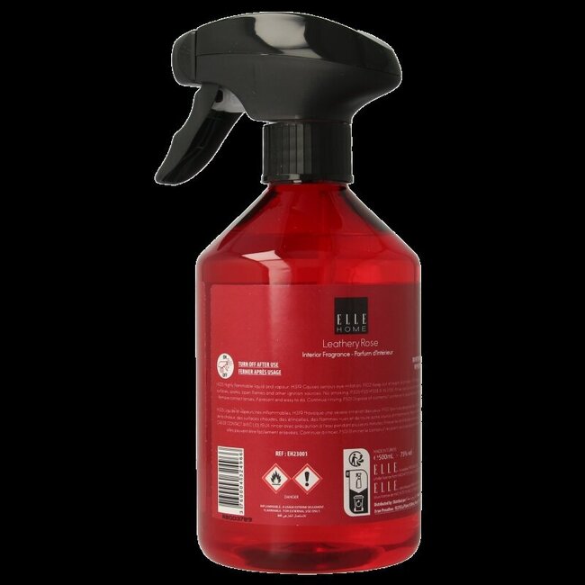 Elle Home Parfum d'intérieur Leathery rose 500 ml