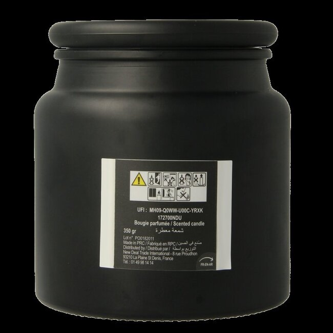 Bougie parfumée en pot Elle Home Bois et Tonka 350 g