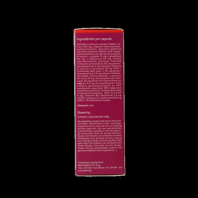 Nutrisan Metalclean 60 Vegetarische capsules