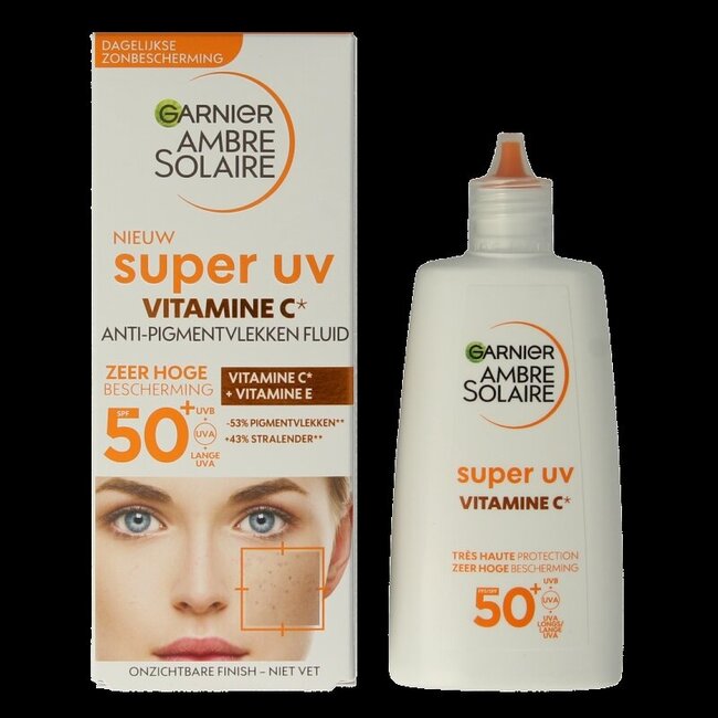Ambre Solaire Fluid vitamine C super UV SPF50+ 40 Milliliter